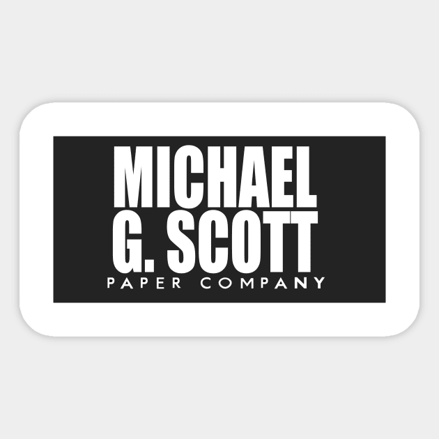 Micheal Scott Sticker by WooleOwl